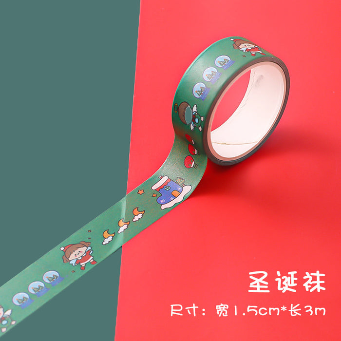 Wholesale tape paper paper cartoon christmas MOQ≥2 JDC-TP-dichen002