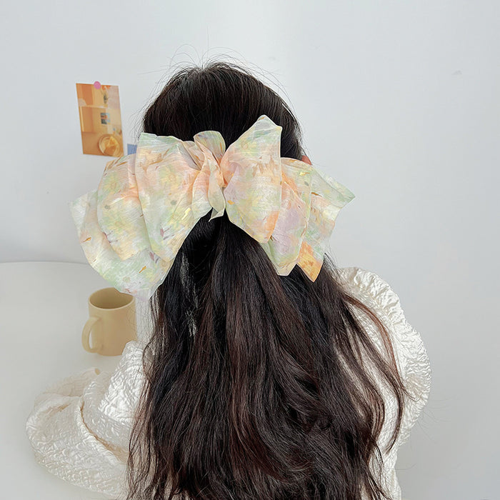 Wholesale Fabric Oversized Bow Hair Clip MOQ≥2 JDC-HC-MIs002