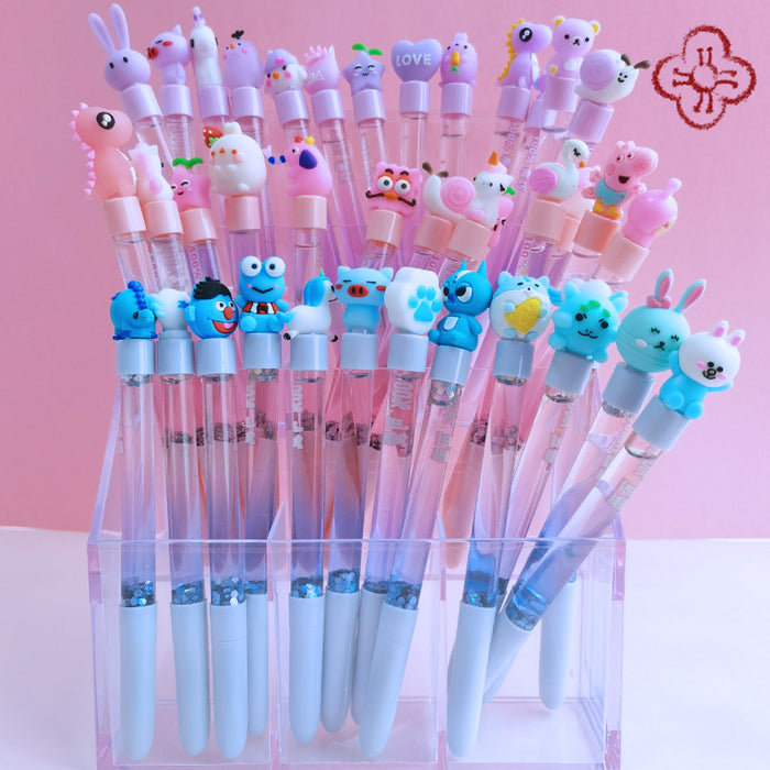 Jewelry WholesaleWholesale colorful fairy pen creative student quicksand neutral pen JDC-BP-HWJ007 Ballpoint pen 好文聚 %variant_option1% %variant_option2% %variant_option3%  Factory Price JoyasDeChina Joyas De China