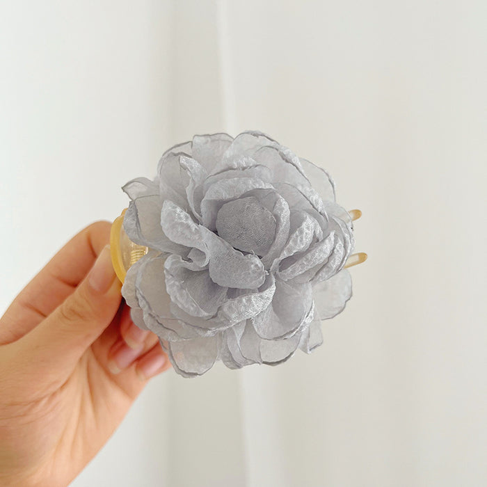 Wholesale plastic flower ball hair clip MOQ≥2 JDC-HC-MIs005