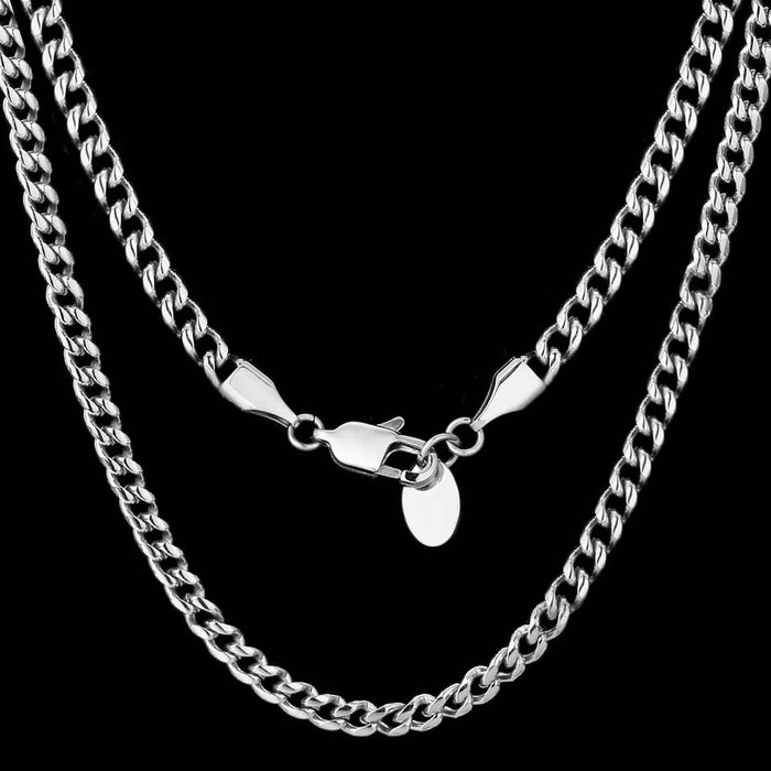 Wholesale Necklace Titanium Steel Men Hip Hop Cuban Chain JDC-NE-SDW001