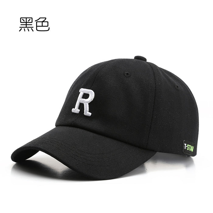 Wholesale hat simple letter embroidery curved brim cotton cap JDC-FH-TLa002