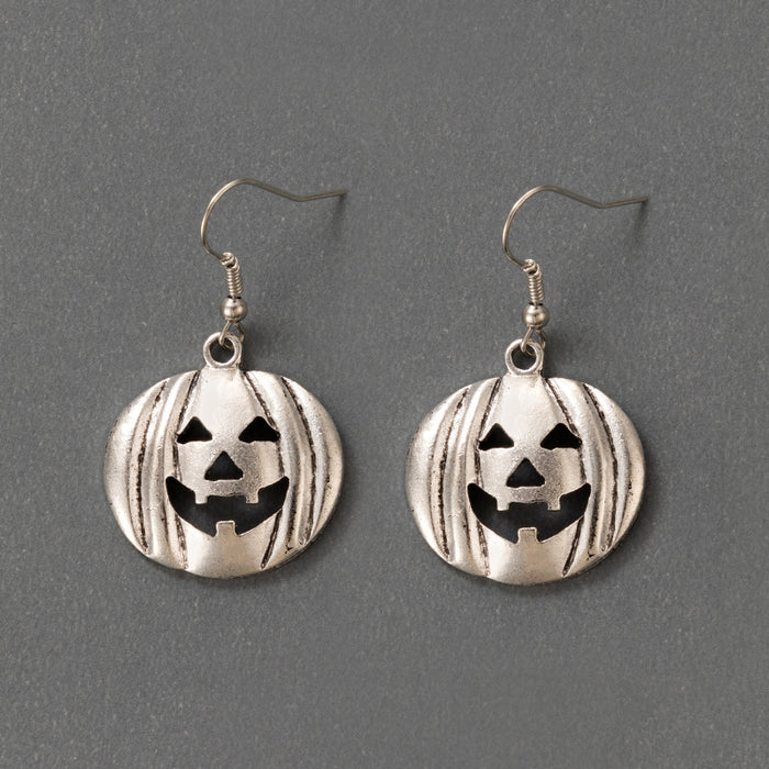 Wholesale Earring Alloy Halloween Pumpkin Ghost Earrings JDC-ES-MOM019