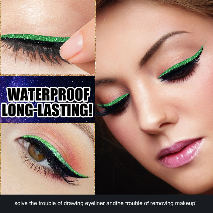 Wholesale four pairs of eyelashes eyeliner stickers free curling eyelashes MOQ≥2 JDC-EY-JMX001