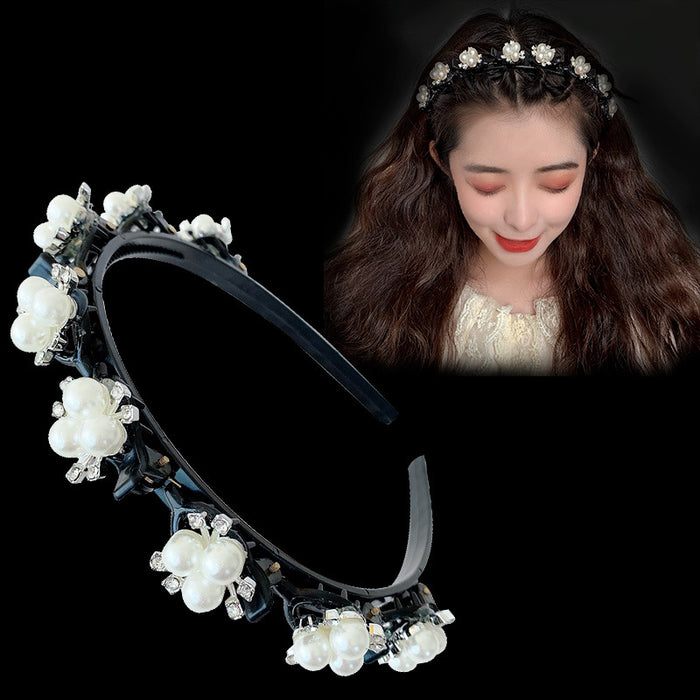 Jewelry WholesaleWholesale editing and hair artifact water drill head hoop JDC-HD-HaoF001 Headband 浩福 %variant_option1% %variant_option2% %variant_option3%  Factory Price JoyasDeChina Joyas De China