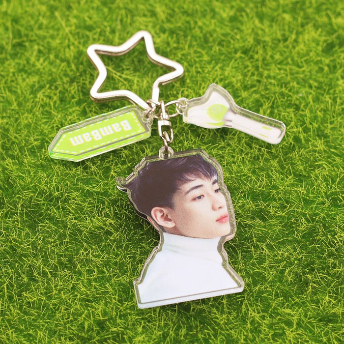 Wholesale star cartoon acrylic keychain MOQ≥2 JDC-KC-SBo001