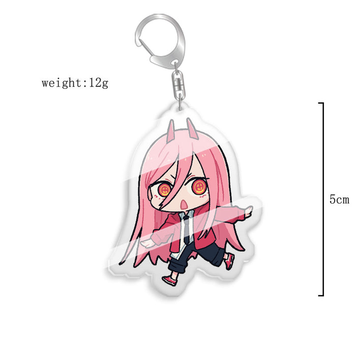 Wholesale Keychain Peripheral Double Sided Acrylic Transparent Cartoon Pendant (M) MOQ≥2 JDC-KC-XCai007