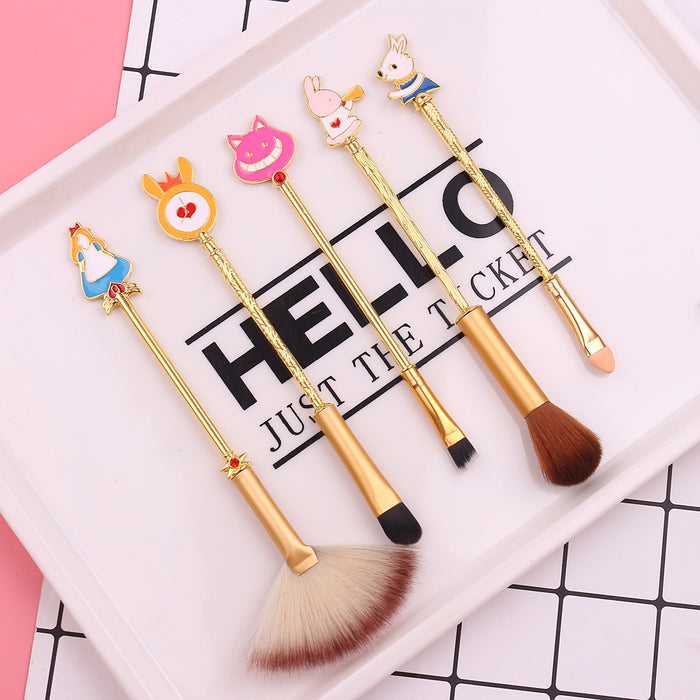 Wholesale Cartoon Man-made Fiber Makeup Brush Set (M) MOQ≥3 JDC-MB-GYu010