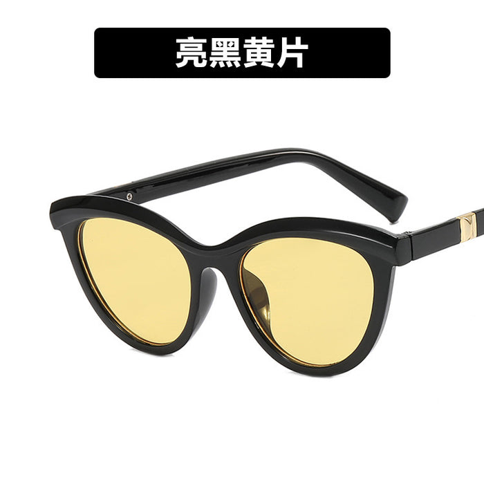 Jewelry WholesaleWholesale triangle cat's eye glasses frame JDC-SG-PLS60 Sunglasses 普琳丝 %variant_option1% %variant_option2% %variant_option3%  Factory Price JoyasDeChina Joyas De China