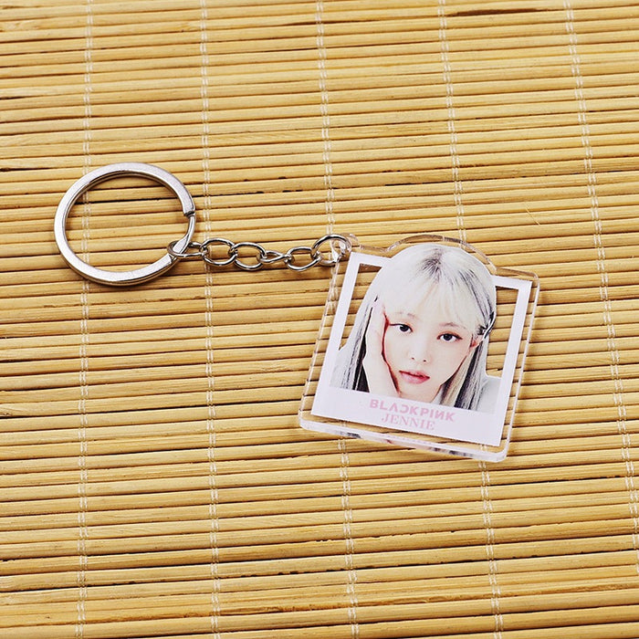 Wholesale Star Acrylic Double Sided Keychain JDC-KC-SBo005