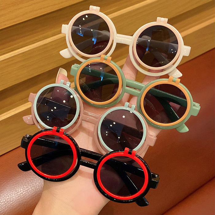 Jewelry WholesaleWholesale children's crown color sunglasses JDC-SG-HengX001 Sunglasses 恒曦 %variant_option1% %variant_option2% %variant_option3%  Factory Price JoyasDeChina Joyas De China