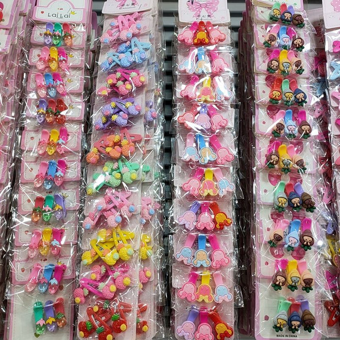 Jewelry WholesaleWholesale 20pcs Resin Kids Cartoon Acrylic Hair Clip JDC-HC-Yuechen002 Hair Clips 玥宸 %variant_option1% %variant_option2% %variant_option3%  Factory Price JoyasDeChina Joyas De China