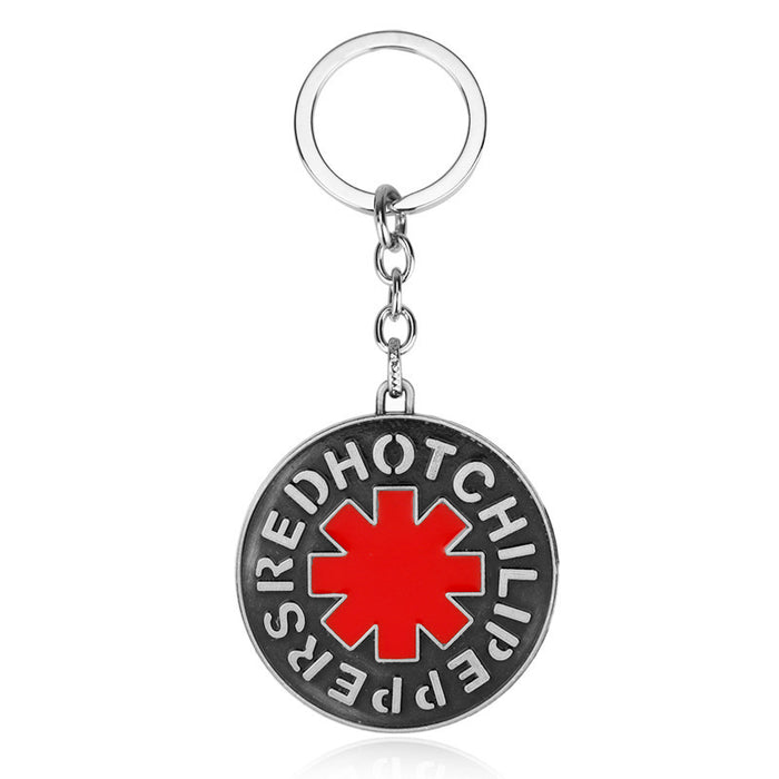 Wholesale Rock Band Red Hot Chili Peppers Alloy Keychain JDC-KC-AWen010