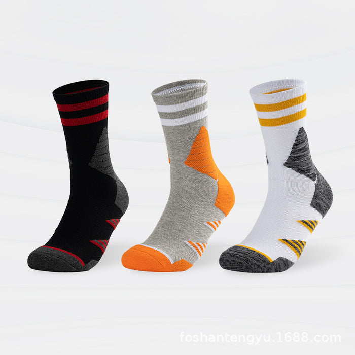 Wholesale Basketball Socks Thick Bottom Mountaineering Running Wear-resistant Breathable JDC-SK-TengYu002