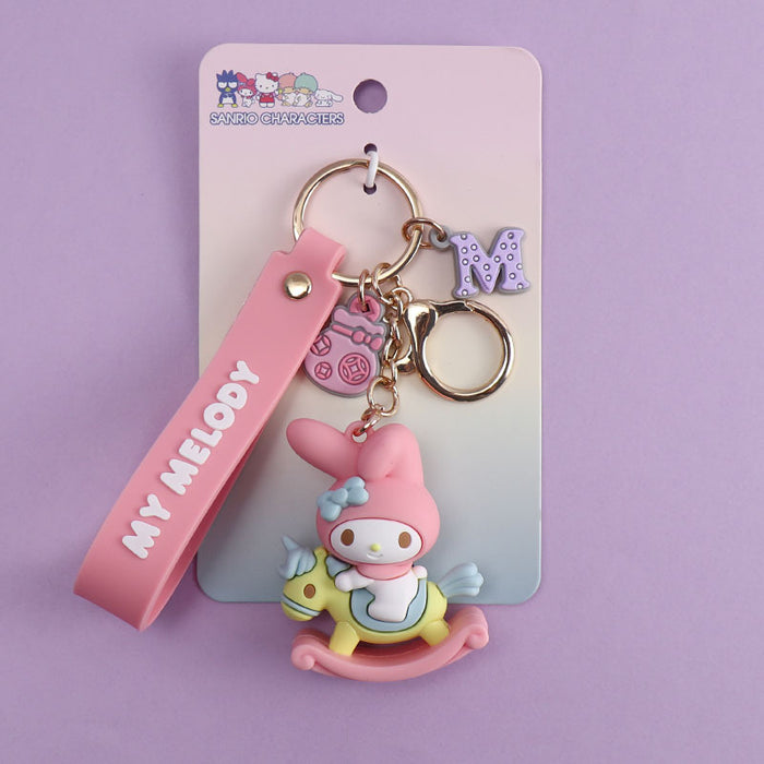 Wholesale Keychain Silicone Cute Cartoon Cat MOQ≥2 (S) JDC-KC-CYa010