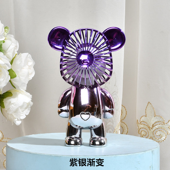 Jewelry WholesaleWholesale Cartoon ABS Plastic Handheld USB Charging Fan JDC-FAN-SJQ001 FAN 双金钱 %variant_option1% %variant_option2% %variant_option3%  Factory Price JoyasDeChina Joyas De China