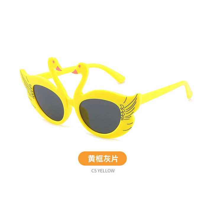 Jewelry WholesaleWholesale children's cartoon Swan UV Sunglasses JDC-SG-KaiX007 Sunglasses 凯祥 %variant_option1% %variant_option2% %variant_option3%  Factory Price JoyasDeChina Joyas De China