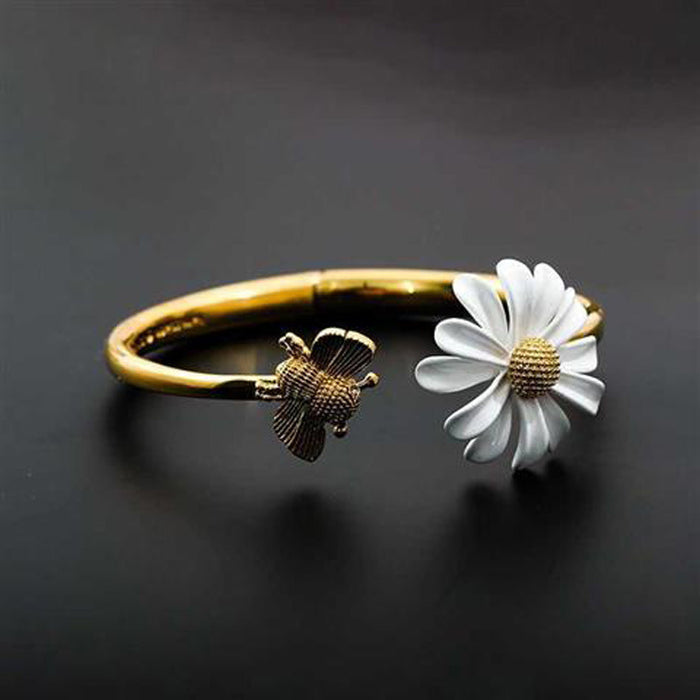 Wholesale Daisy Alloy Earring Necklace Bracelet Ring JDC-RS-ZheX001