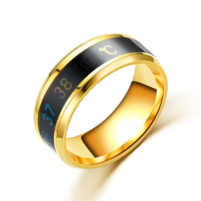 Jewelry WholesaleWholesale tungsten steel metal ring voice luminous temperature ring JDC-RS-ZJJ002 Rings 周俊俊 %variant_option1% %variant_option2% %variant_option3%  Factory Price JoyasDeChina Joyas De China