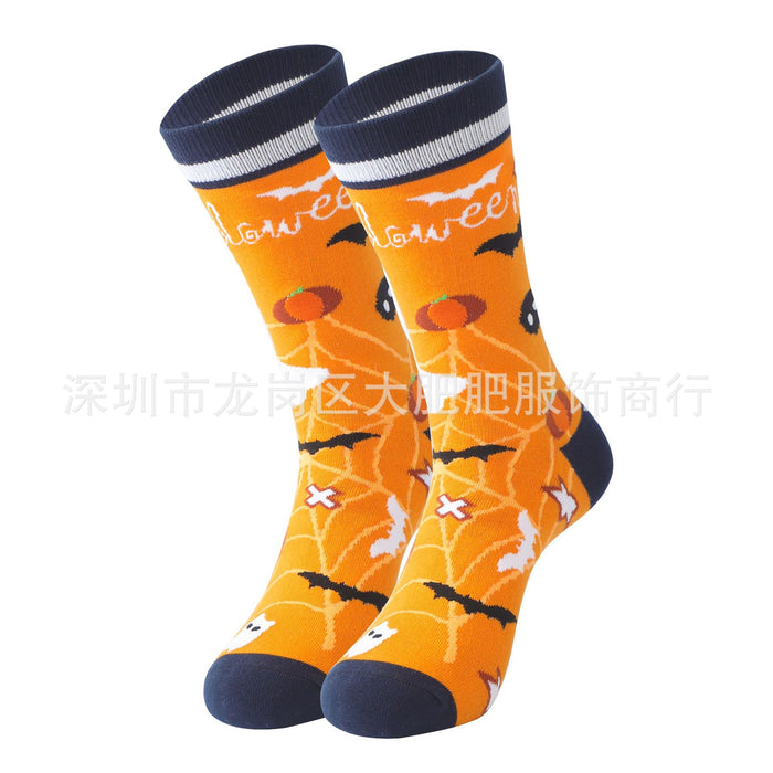 Wholesale Socks Halloween Cotton Pumpkin JDC-SK-DFF005