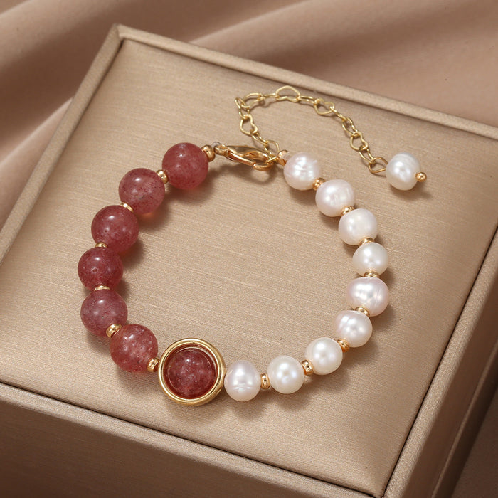 Wholesale Necklace Pearl Moonstone Clavicle Chain JDC-NE-ZhuJ016