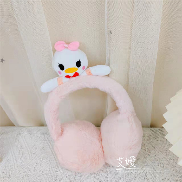 Wholesale Earmuff Plush Warm Winter Thick Cute Cartoon (M) MOQ≥3 JDC-EF-AiMan003