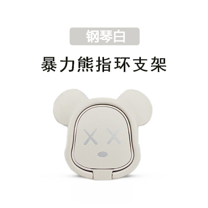 Wholesale Mobile Phone Holder Violent Bear Ring Buckle Car Magnetic Suction MOQ≥20 JDC-PS-LJH001