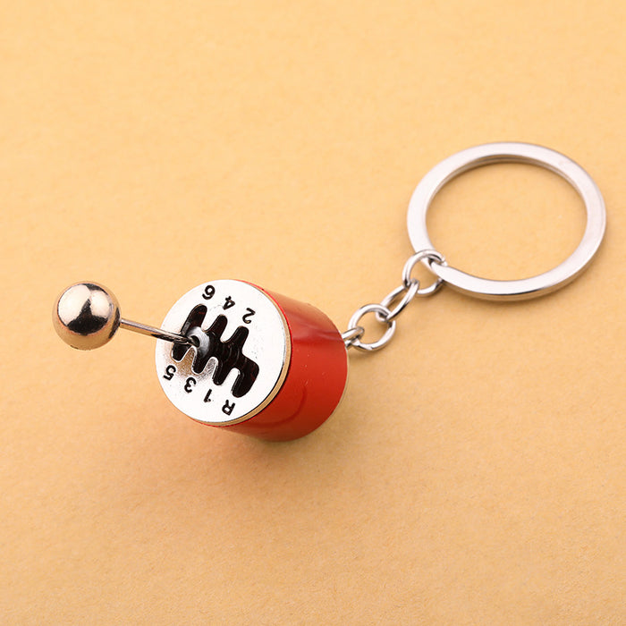 Wholesale car modification pendant six gear shift key chain car pendant JDC-KC-YiJ001