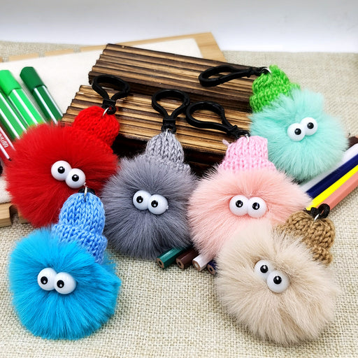 Jewelry WholesaleWholesale small briquette cartoon plush keychain MOQ≥2 JDC-KC-QiShi012 Keychains 奇释 %variant_option1% %variant_option2% %variant_option3%  Factory Price JoyasDeChina Joyas De China