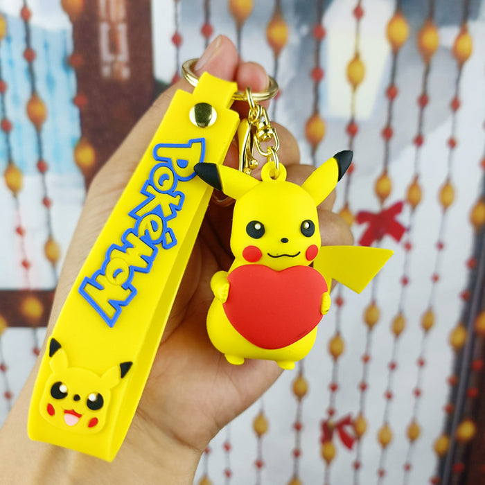 Wholesale Keychains Silicone Cute Cartoon Anime MOQ≥2 (M) JDC-KC-YYi008