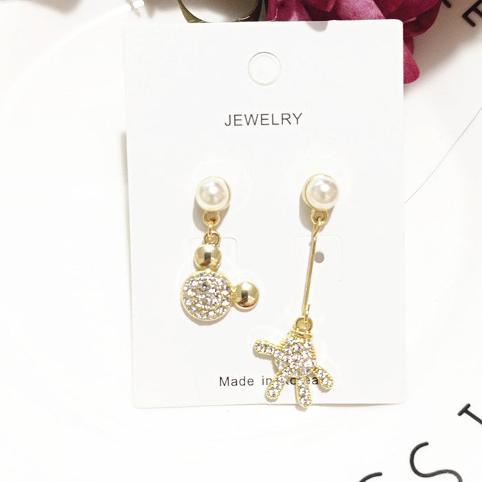 Wholesale Earrings Resin Cute Cartoon Love Palms Earrings (M) JDC-ES-Xingj019