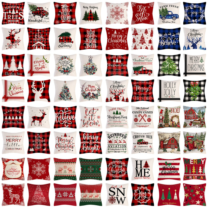 Wholesale Pillowcase Polyester Christmas Home Decor JDC-PW-Mengde001