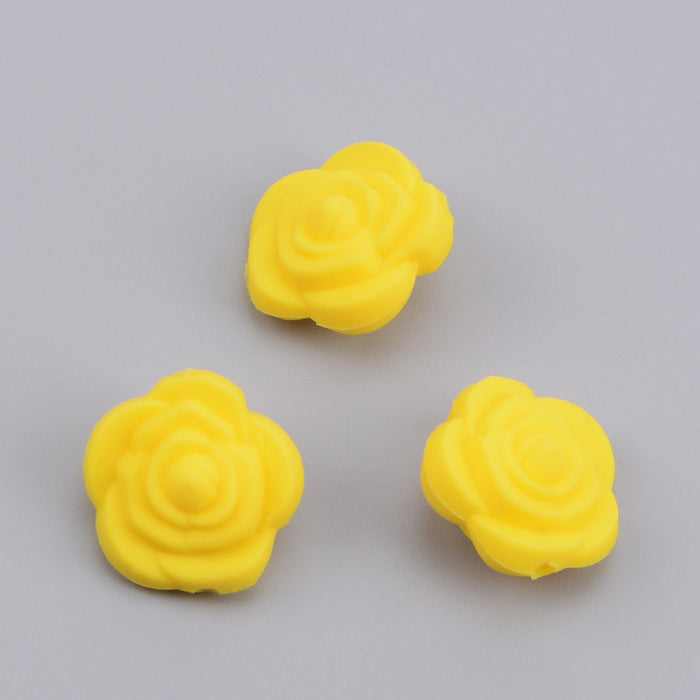 Wholesale 100PCS Bubblegum Beads Rose Silicone DIY Bead Ballpoint Pen JDC-DIY-ZhiS005