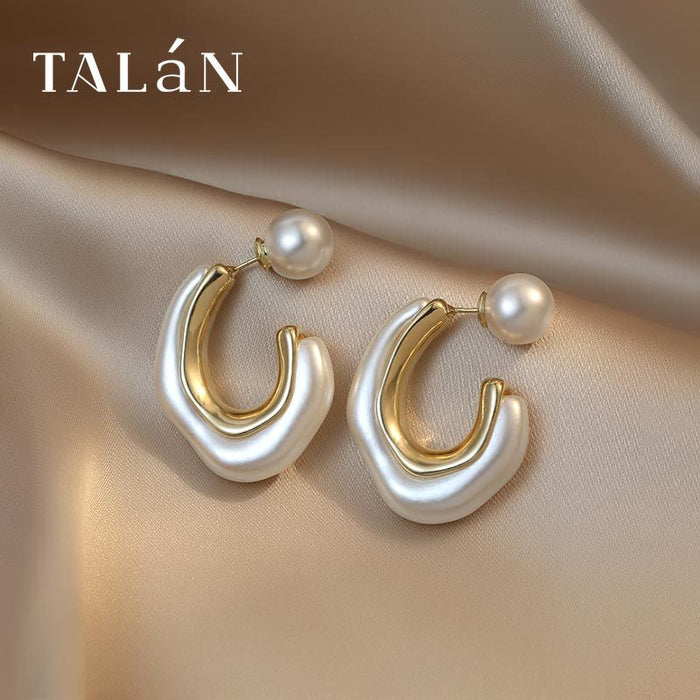 Jewelry WholesaleWholesale white pearlescent sheet special-shaped pearl earrings JDC-ES-AIS011 Earrings 艾珊 %variant_option1% %variant_option2% %variant_option3%  Factory Price JoyasDeChina Joyas De China