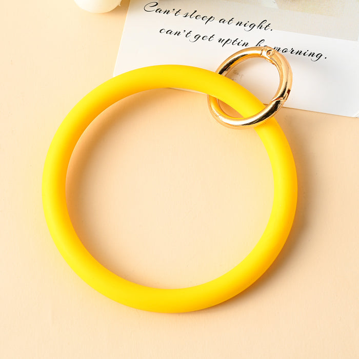 Wholesale Silicone Wristlet Keychain JDC-KC-HYi006