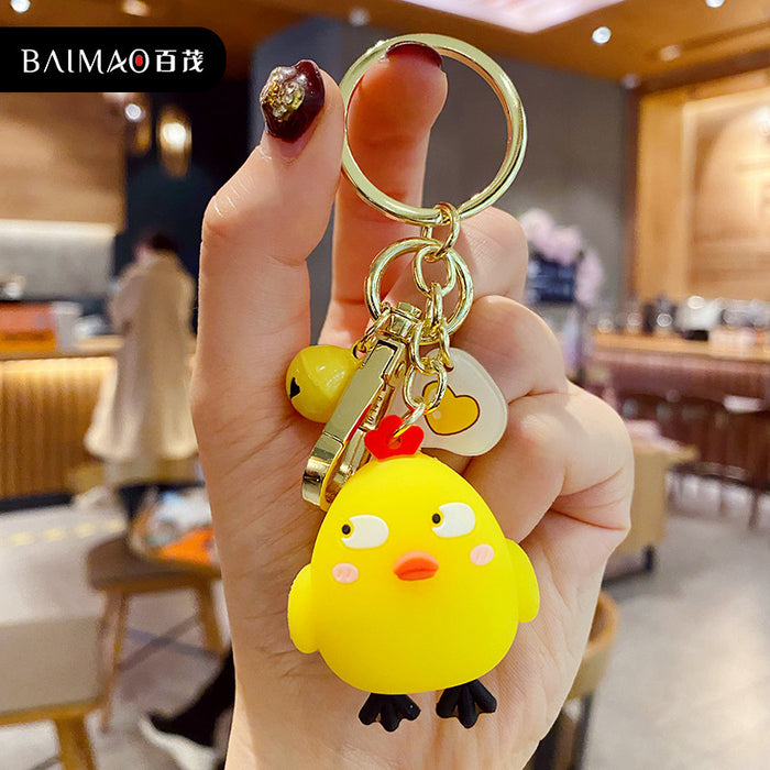 Wholesale Keychains Hardware PVC Cartoon Cute MOQ≥2 JDC-KC-BaiM052