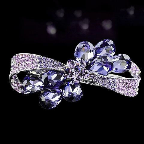 Wholesale Simple Rhinestone Small Spring Clip Hairpin JDC-HC-DLA002