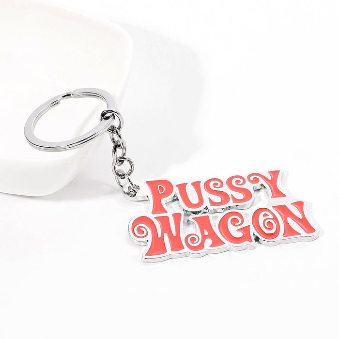 Jewelry WholesaleWholesale Pussy Wagon Metal Keychain MOQ≥2 JDC-KC-ZhuoX001 Keychains 卓星 %variant_option1% %variant_option2% %variant_option3%  Factory Price JoyasDeChina Joyas De China