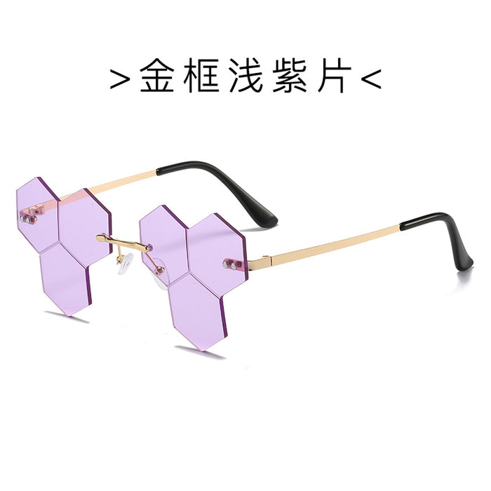 Wholesale Sunglasses PC Lens Metal Frame JDC-SG-FeiW015