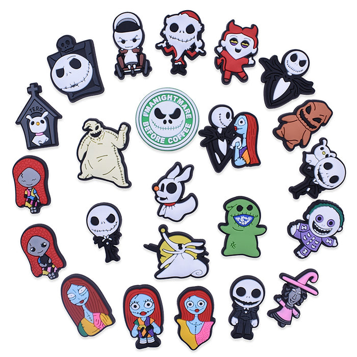 Wholesale Random 100pcs Cartoon Cute PVC DIY Accessories Croc Charms (M) JDC-CCS-XinQ002