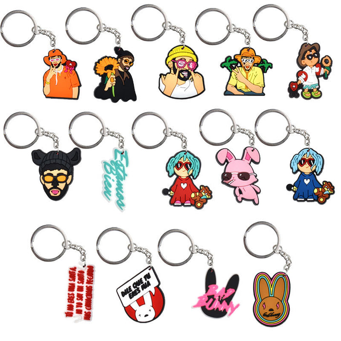 Wholesale Keychains PVC Cute Cartoon Anime(M) MOQ≥10 JDC-KC-BZYH003