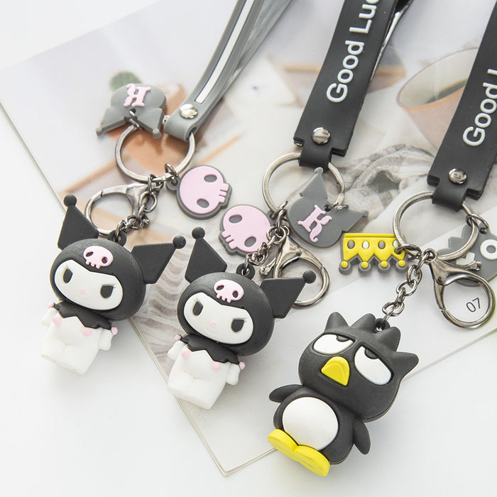 Wholesale Cartoon Series Keychain Cute Doll Bag Hair Ball Pendant (S) JDC-KC-YanA001