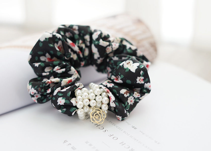 Jewelry WholesaleWholesale Fashion Floral Fabric Hair Bands JDC-HS-Youp003 Hair Scrunchies 有派 %variant_option1% %variant_option2% %variant_option3%  Factory Price JoyasDeChina Joyas De China