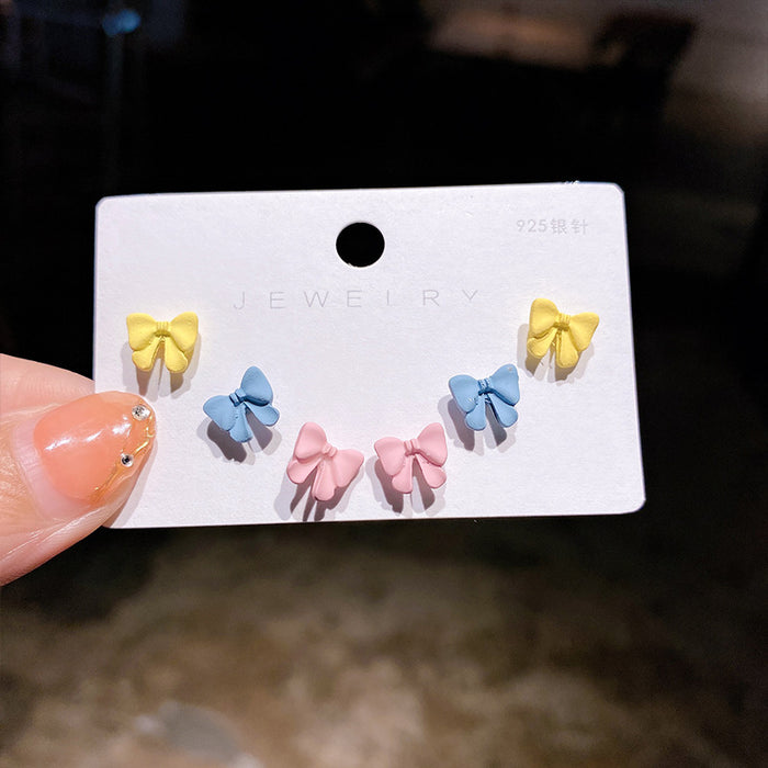 Jewelry WholesaleWholesale color bear daisy flower flower alloy stud earrings MOQ≥2 JDC-ES-XiaY003 Earrings 夏樱 %variant_option1% %variant_option2% %variant_option3%  Factory Price JoyasDeChina Joyas De China