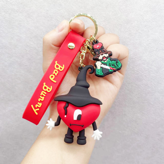 Wholesale Keychains Hardware PVC Cartoon Cute MOQ≥2 JDC-KC-MuYan001