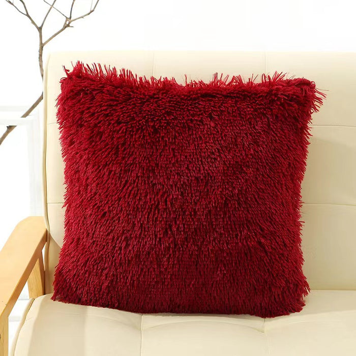 Wholesale Pillowcase Solid Color Plush Double Sided JDC-PW-Qiding001