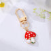 Jewelry WholesaleWholesale Color Enamel Mushroom Dried Flowers Leaves Alloy Keychain MOQ≥6 JDC-KC-Juej003 Keychains 觉际 %variant_option1% %variant_option2% %variant_option3%  Factory Price JoyasDeChina Joyas De China