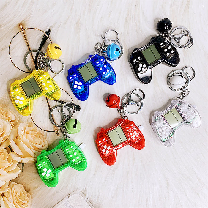 Wholesale Retro Mini Tetris Handle Game Console Kids Gift Keychain JDC-KC-DMF004