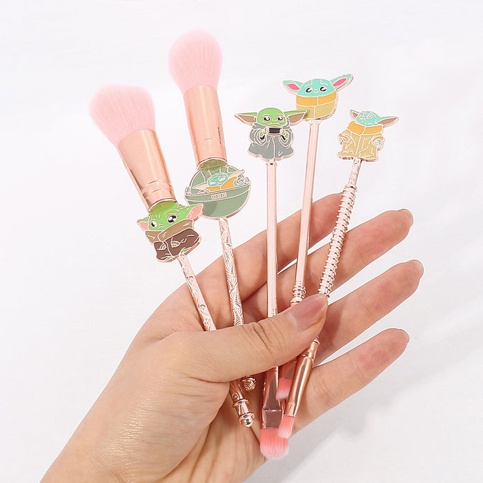 Wholesale Makeup Brush Alloy Man-made Fiber Hair Video Periphery Anime Doll MOQ≥3 JDC-MB-ZhuoJ006