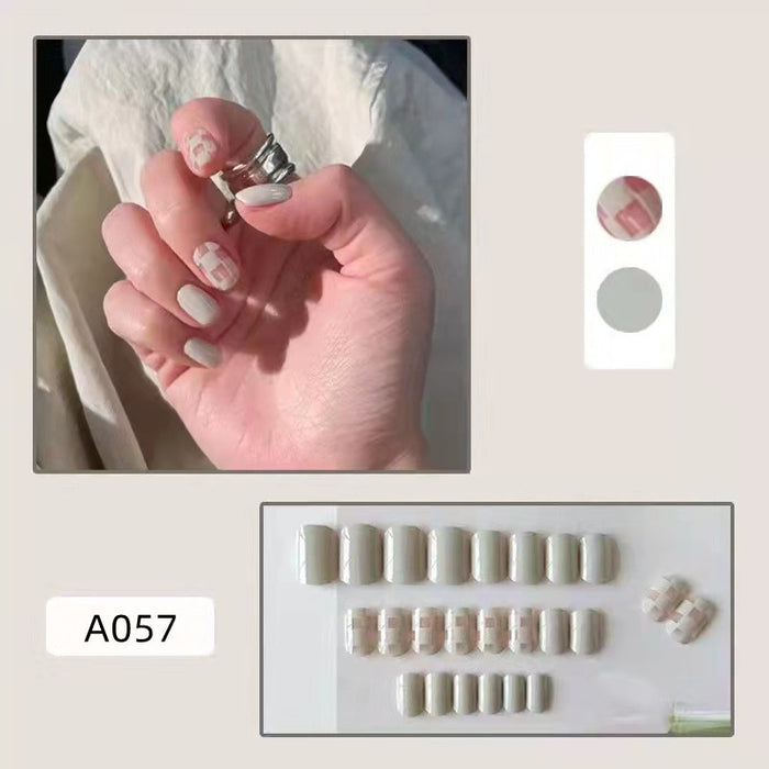 Wholesale Detachable Nail Stickers 24 Pieces/Box JDC-NS-HFan001